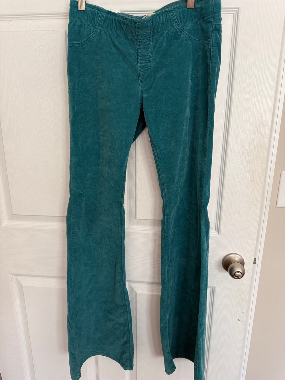 We The Free Teal Corduroy Boot Cut Pants